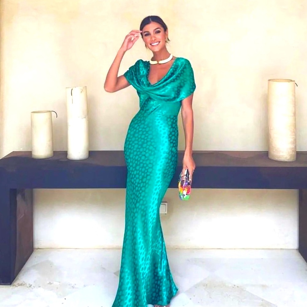 Brand New With Tags - Rat&Boa Odessa Green Gown XS